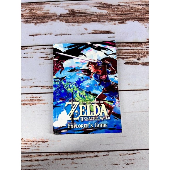 Nintendo Other - The Legend Of Zelda Breath Of The Wild Explorer's Guide Book Only